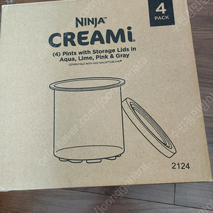 닌자 아이스크림 컵 정품3개
