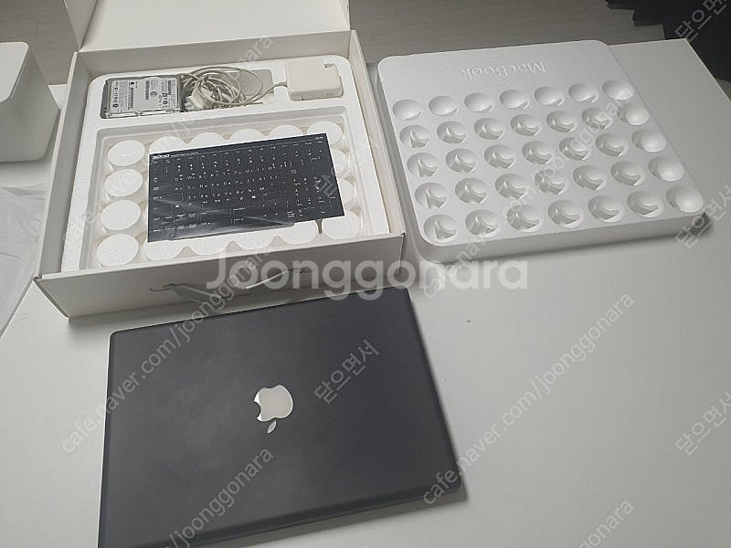 맥북 블랙 풀박스 쿨매 ssd ram 업글 (소장용)--0