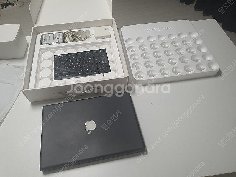 맥북 블랙 풀박스 쿨매 ssd ram 업글 (소장용)--4