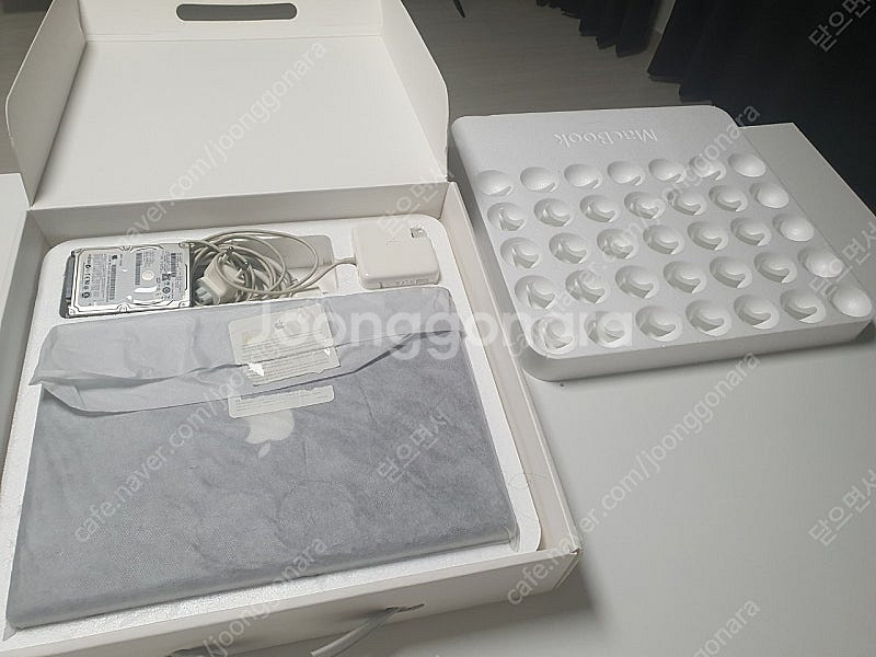 맥북 블랙 풀박스 쿨매 ssd ram 업글 (소장용)--8