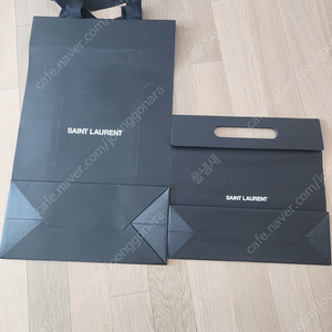 종이쇼핑백 생로랑 2장