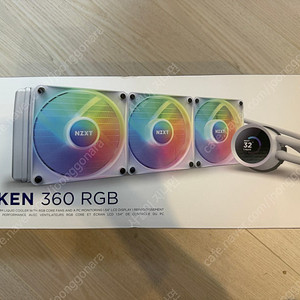 수냉쿨러 NZXT KRAKEN 360 RGB 화이트