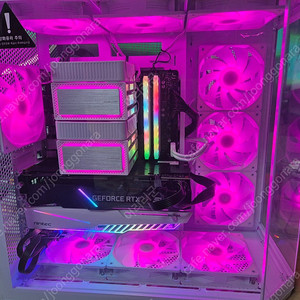 i5 12400f + Rtx 2080Super + 32GB 램(삼성 3200) + RGB 10팬 케이스(팬속도 조절 튜닝)