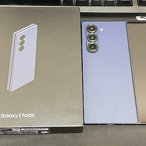 갤럭시Z폴드6 네이비 256GB 무잔상 상태좋은 중고98만팝니다.