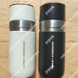 스타벅스 20 SS 스탠리 홀리데이+SS 블랙 앤 골드 스탠리 보온병 500ml 일괄 판매