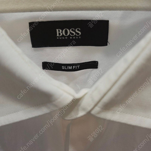 Hugo Boss 휴고보스 스프레드 칼라 화이트 셔츠 사이즈 16, 32/33