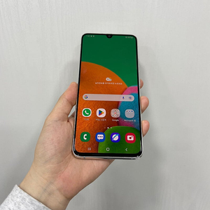 91082 갤럭시A90 화이트 128GB 부산 중고폰 팝니다 12만원