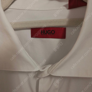 Hugo Boss 휴고보스 스프레드 칼라 화이트 셔츠 사이즈 16, 32/33
