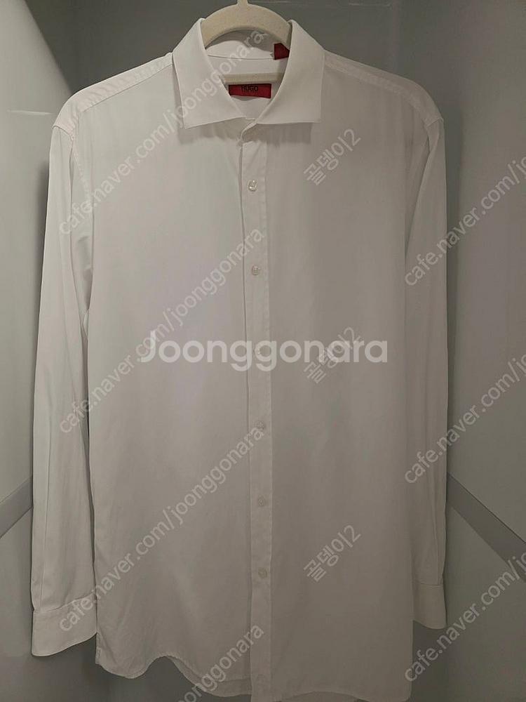 Hugo Boss 휴고보스 스프레드 칼라 화이트 셔츠 ...--1