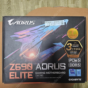 14600kf, Z690 AORUS ELITE (DDR5) 보드셋 팝니다