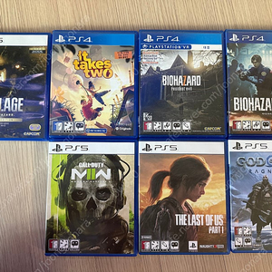 Ps5,ps4 타이틀 중고 최저가 팝니다