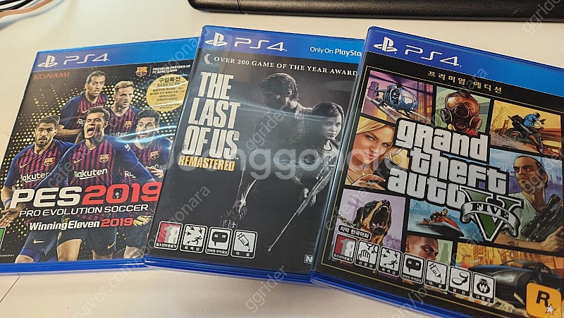 ps4 타이틀3개 3.5 gta5 더라스트오브어스--0