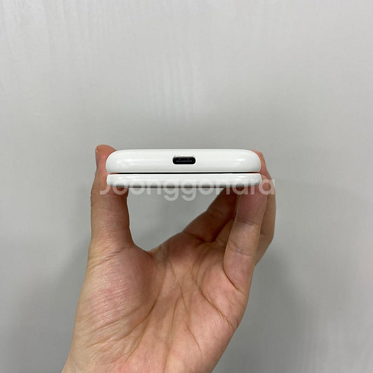 91087 A급. 스타일폴더폰 화이트 팝니다 8만원--4