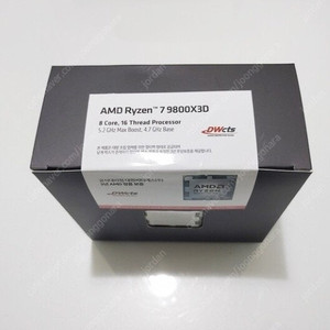 AMD 라이젠7-6세대 9800X3D 그래니트 릿지 정품 (새제품)