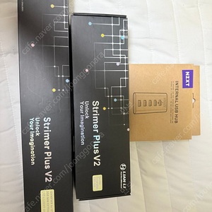 리안리 STRIMER PLUS V2 RGB24핀 + STRIMER PLUS V2(12VHPWR to 3x8 PIN) 일괄 13만원에 판매합니다