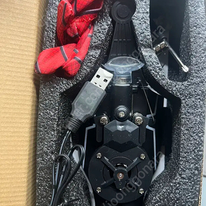 스파이더맨 웹슈터 자동발사 피규어 코스프레 블랙 블루