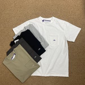 좌쓰 The North Face Purple 노스페이스 퍼플라벨 7oz H/S 포켓 반팔 티셔츠 / 블랙 등 5종
