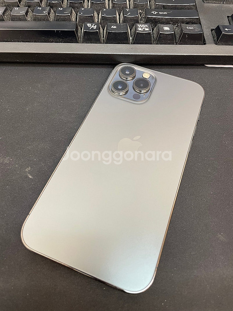 아이폰12프로맥스 블랙 128GB 상태좋은 중고53만팝...--0