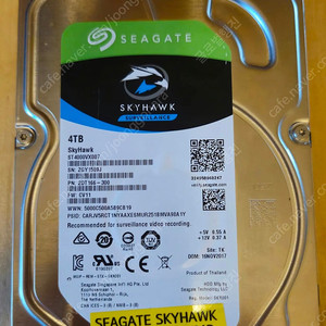 시게이트 SKYHAWK 4Tb 3.5"