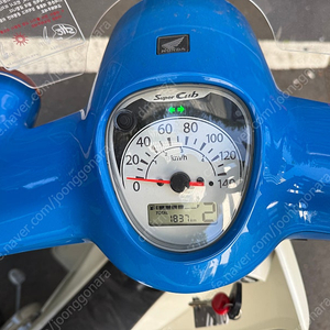혼다 슈퍼커브 110, 파란색, 23년식, 주행거리 1,850km