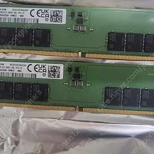 삼성 DDR5 PC 메모리 32기가 4개