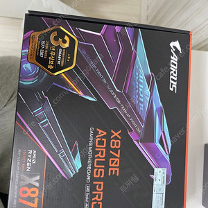 기가바이트 x870e 어로스프로 auros pro (블랙) 판매합니다.