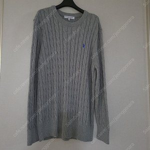 (새상품) 유에스폴로에센 USPA u.s. polo assn. 꽈배기 니트(남색,회색,브라운) XL(105)