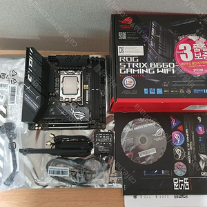 ROG STRIX B660i (M-ITX) 메인보드와 인텔 12600K CPU 일괄 팝니다.