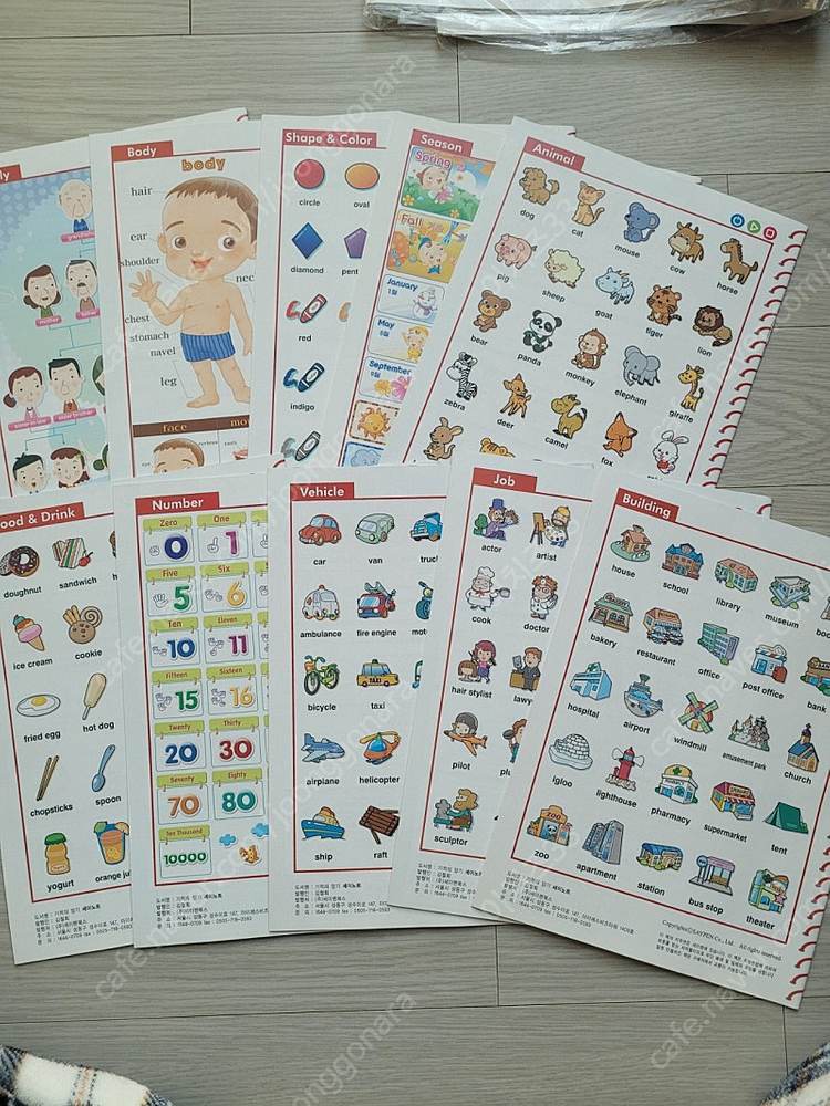 세이 딕셔너리 , 기적의 암기세이노트 10권 , 카멜레온 메모리보드 (반값택포)--1