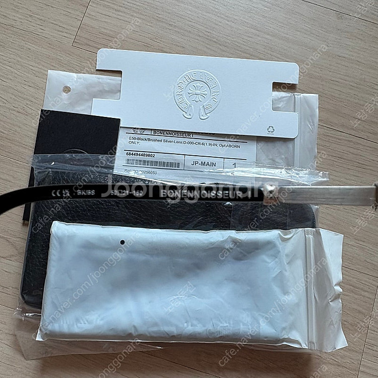 크롬하츠 보넨노이슈어1 블랙 실버 안경 새상품 팝니다--2