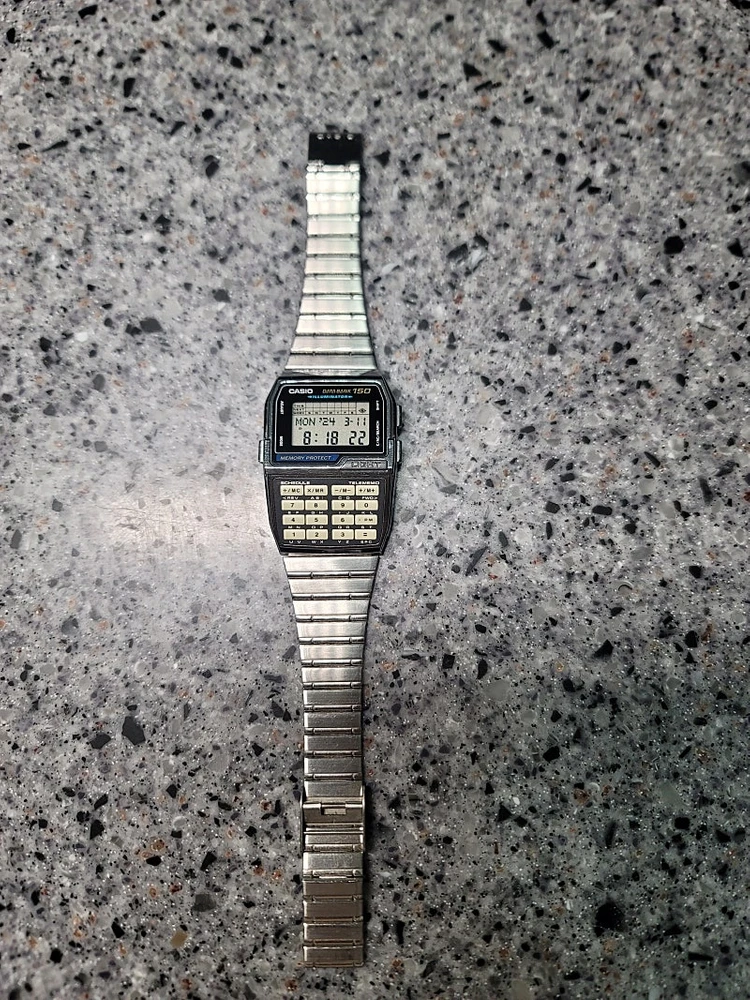 카시오 빈티지 dbc 1500 데이터뱅크 계산기 시계 casio data bank 이미지