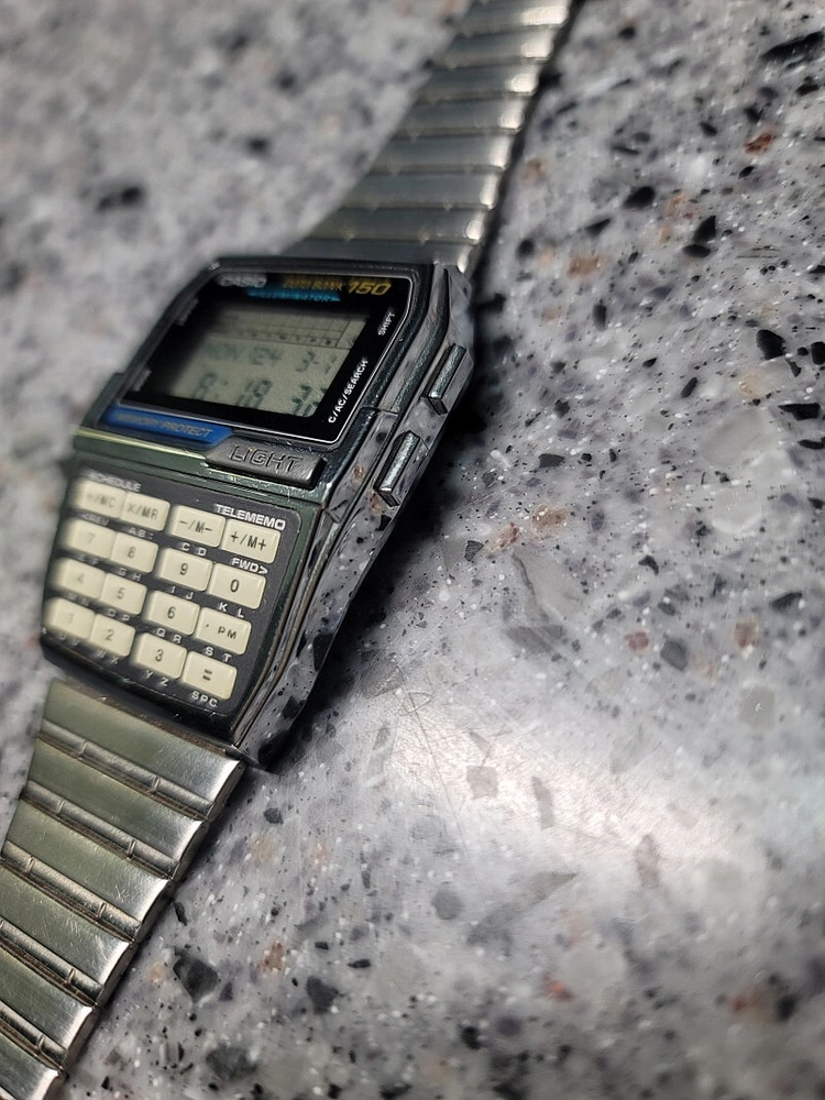 카시오 빈티지 dbc 1500 데이터뱅크 계산기 시계 casio data bank 이미지