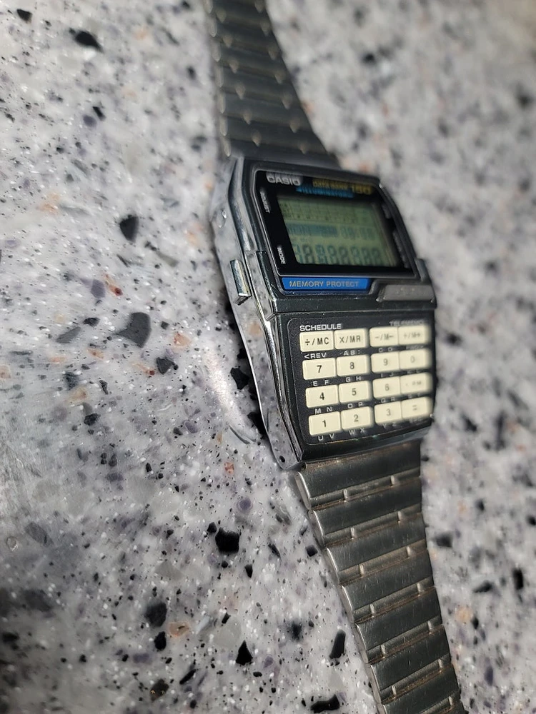 카시오 빈티지 dbc 1500 데이터뱅크 계산기 시계 casio data bank 이미지