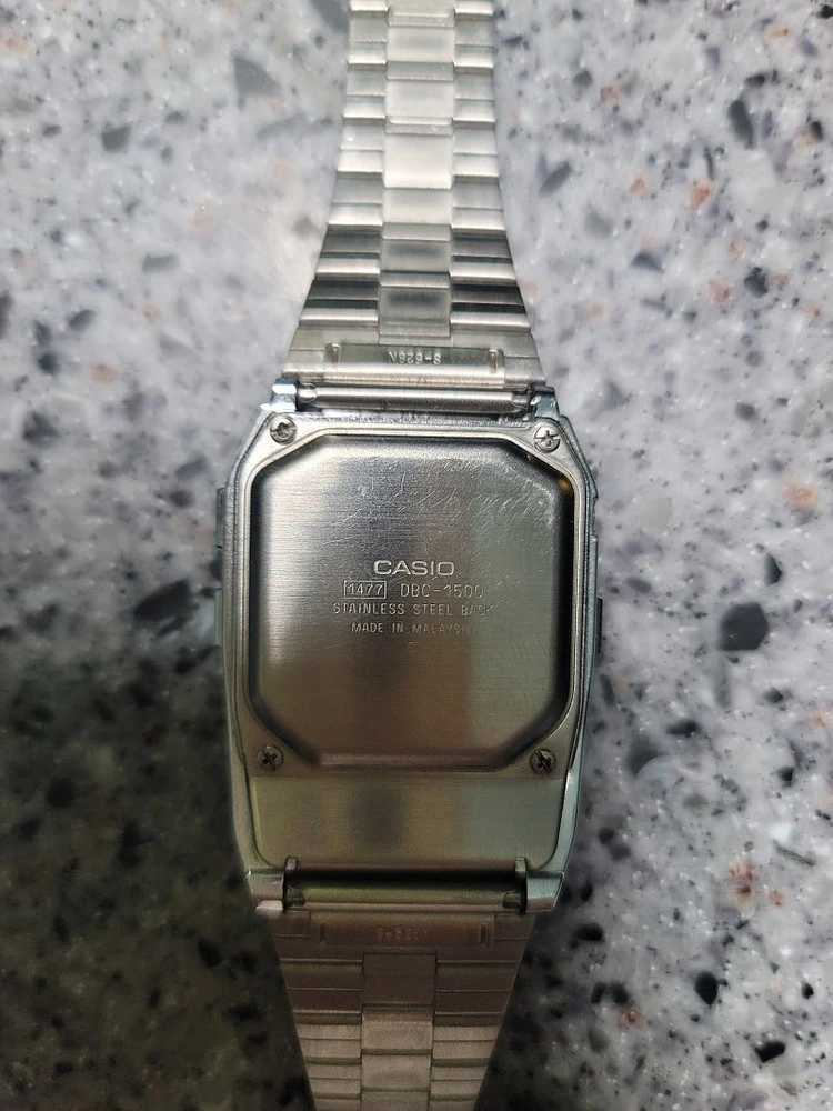 카시오 빈티지 dbc 1500 데이터뱅크 계산기 시계 casio data bank 이미지