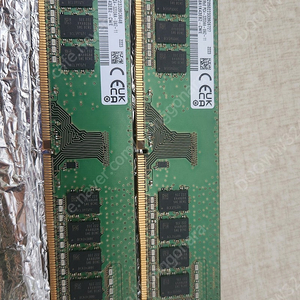 삼성 ddr4 3200 램 8gb x2개 총 16gb 팝니다. 택포 3만