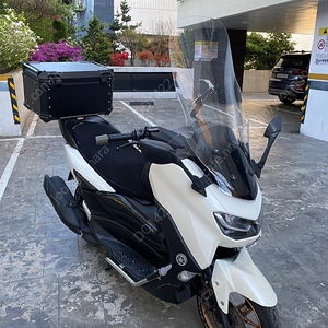 2023년 NMAX125 흰색 오디오튜닝및 생활튜닝 바이크 판매합니다.