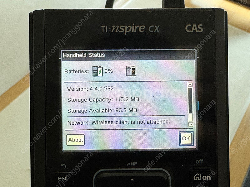 TI NSPIRE CX CAS 공학용계산기--3