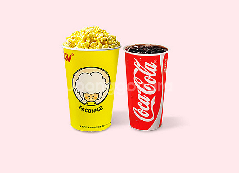 CGV 콤보 68% 할인쿠폰(고소팝콘M+탄산음료M)--0