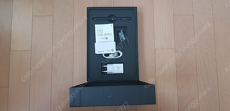 (개인)갤럭시탭S4 64G LTE 투명 백커버 커스텀 이미지