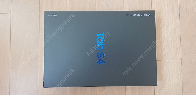 (개인)갤럭시탭S4 64G LTE 투명 백커버 커스텀 이미지