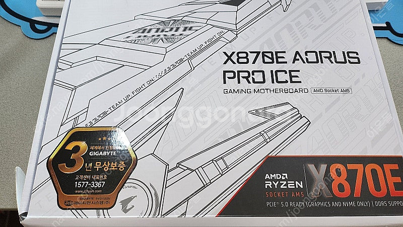 기가바이트 X870E AORUS PRO ICE 교환품--0