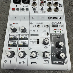 야마하 AG06 오인페 판매 YAMAHA AG 06 오디오인터페이스 믹서형