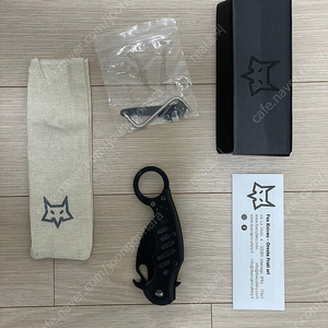폭스 나이프 접이식 카람빗 호신용 캠핑용 EDC