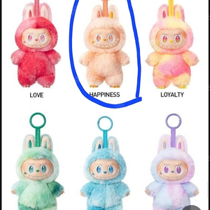 라부부 하이라이트 행복 주황색 박스개봉비닐미개봉