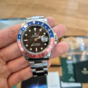 롤렉스 GMT 지엠티 펩시 16700 only swiss