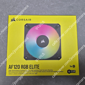 커세어 iCUE AF120 ELITE RGB black