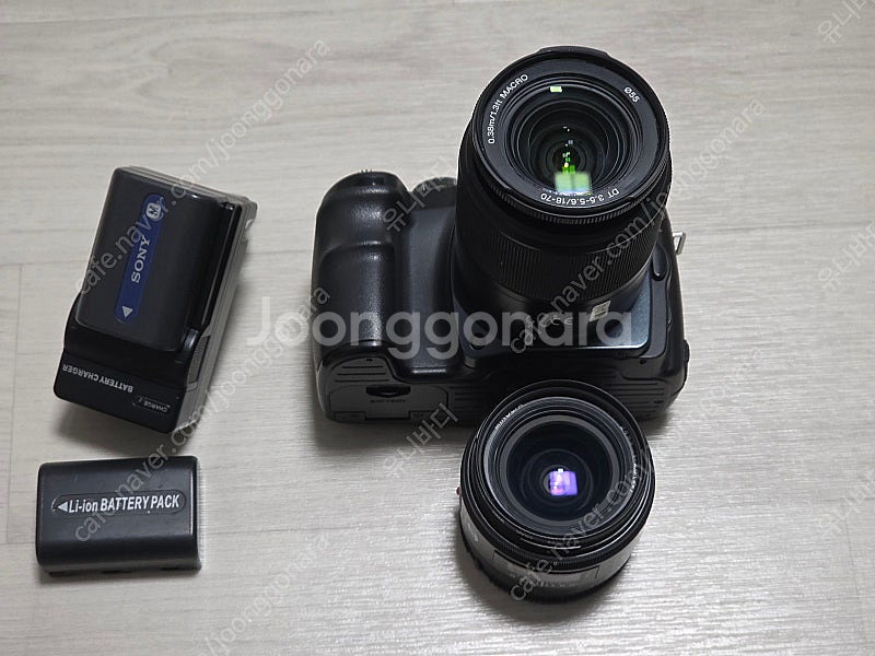 소니 알파 100 DSLR 카메라 + 소니 18-70 ...--5
