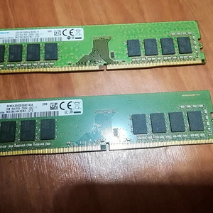 삼성 DDR4 PC4 8G 2666모델 데스크탑용램 두개일괄 총16G 3만