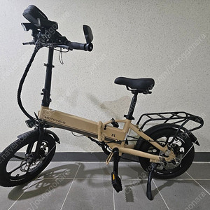 모토벨로 T5 베이지 PAS 접이식 16인치 전기자전거 (거의새것)