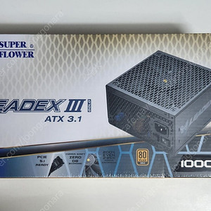 슈퍼플라워 leadexIII 1000w gold 미개봉